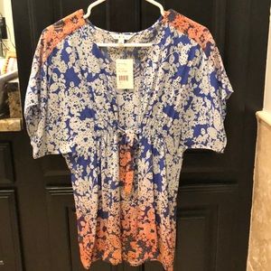 Multicolored Extra Small CABI kimono style top
